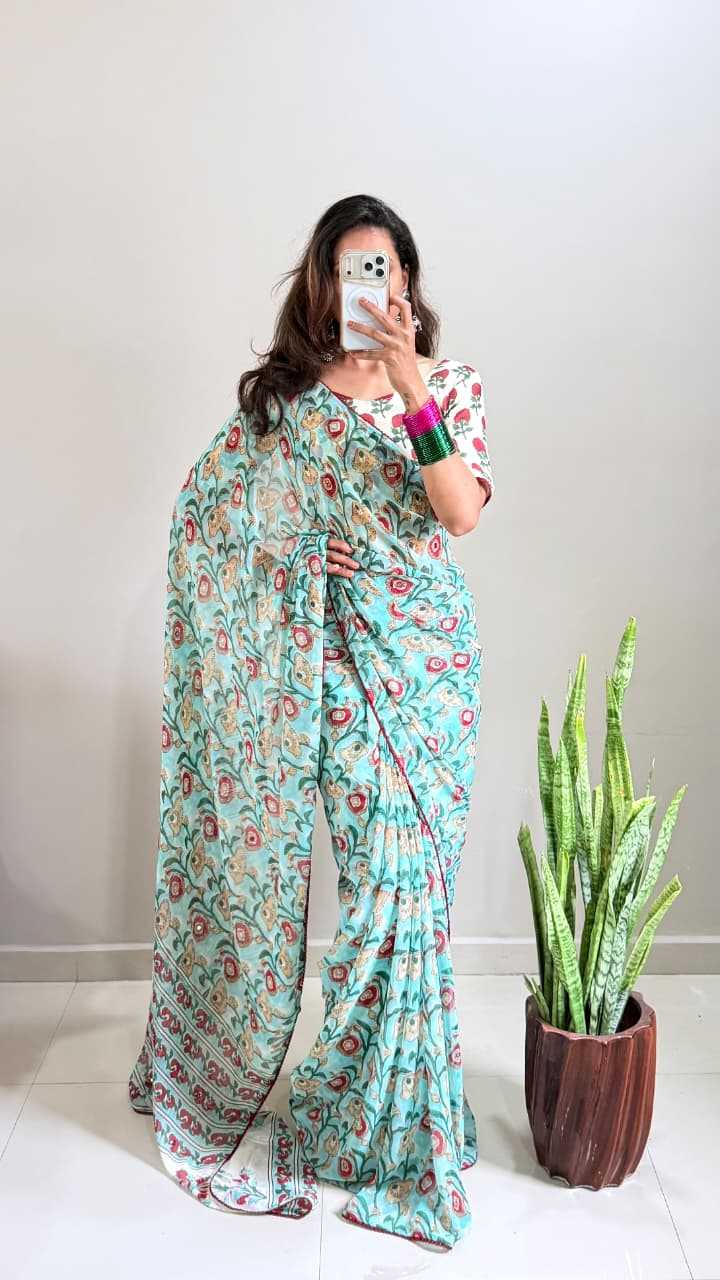 Georgette Printed Saree 237