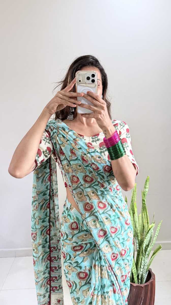 Georgette Printed Saree 237