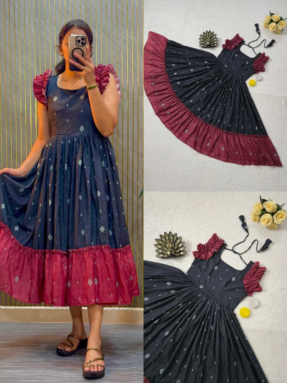 Cotton Midi Dress