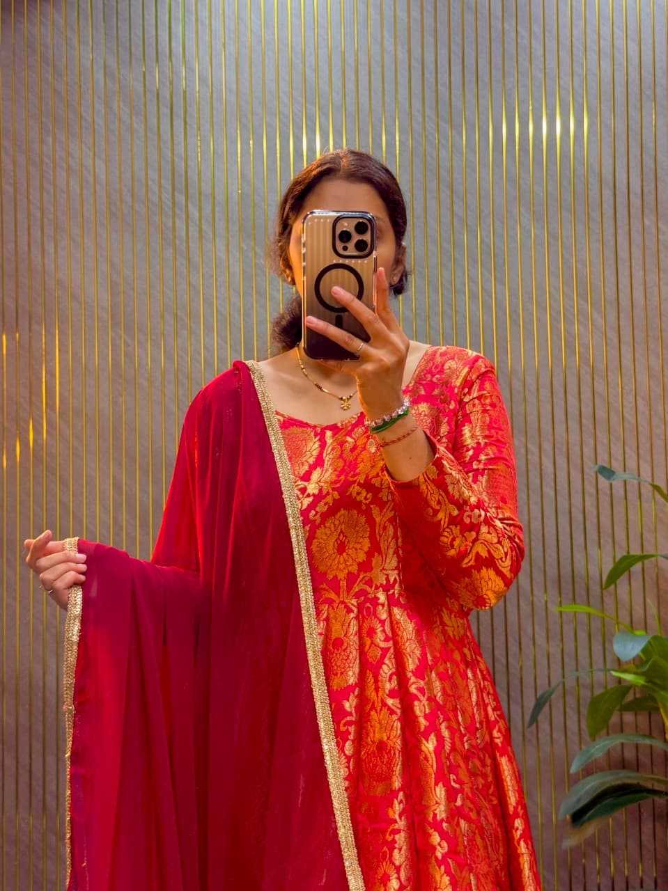 Premium Silk Anarkali Gown