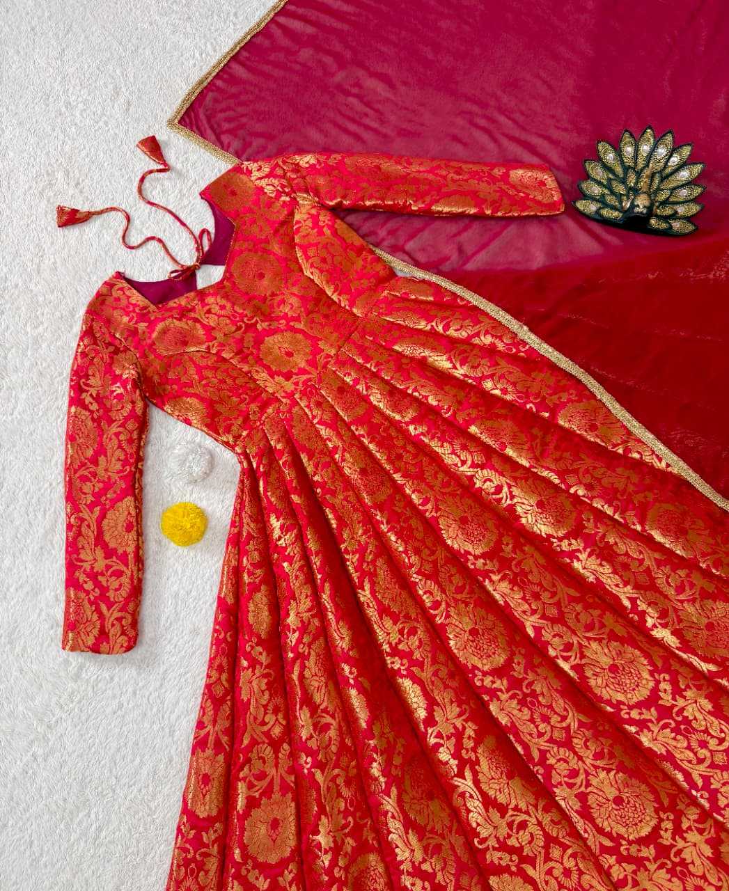 Premium Silk Anarkali Gown