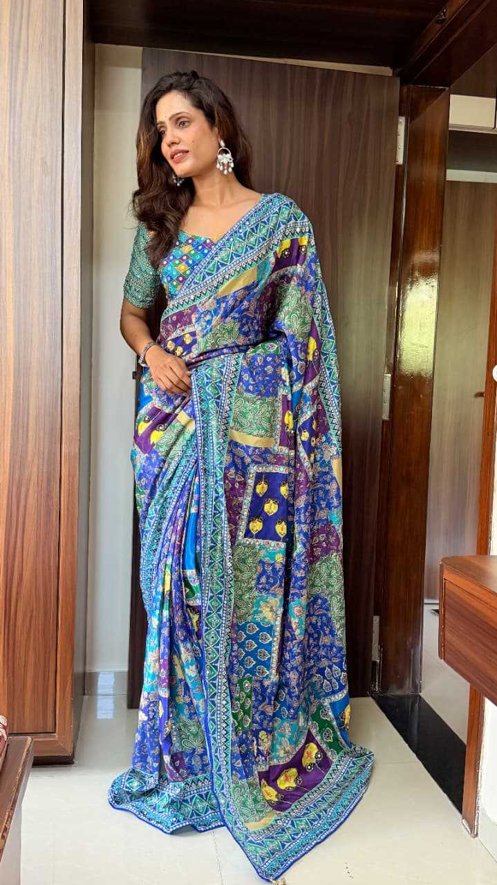 Printed Silk Saree