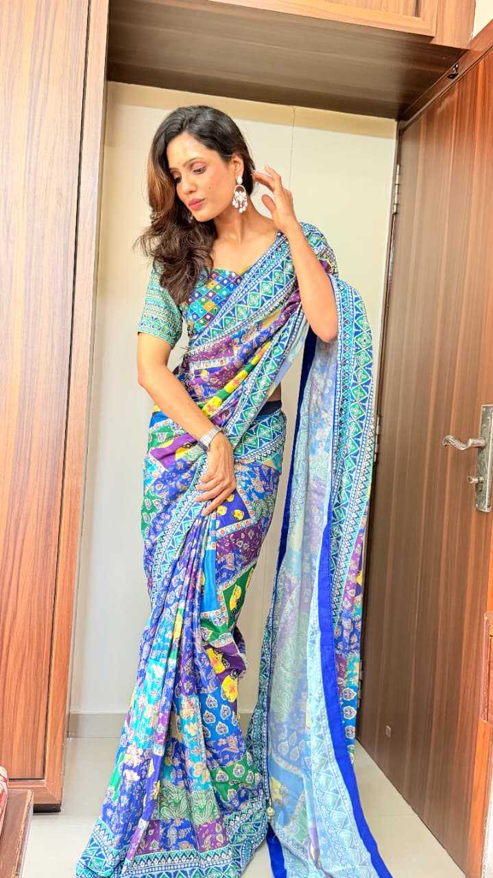 Printed Silk Saree