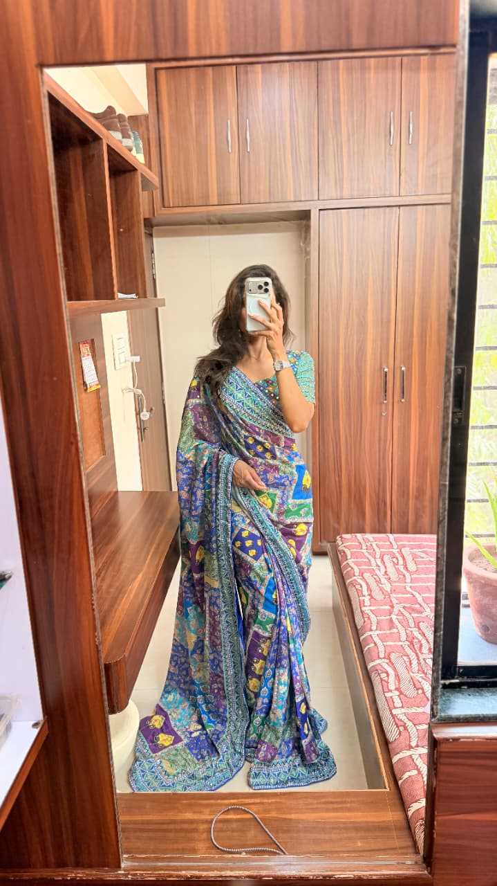 Printed Silk Saree