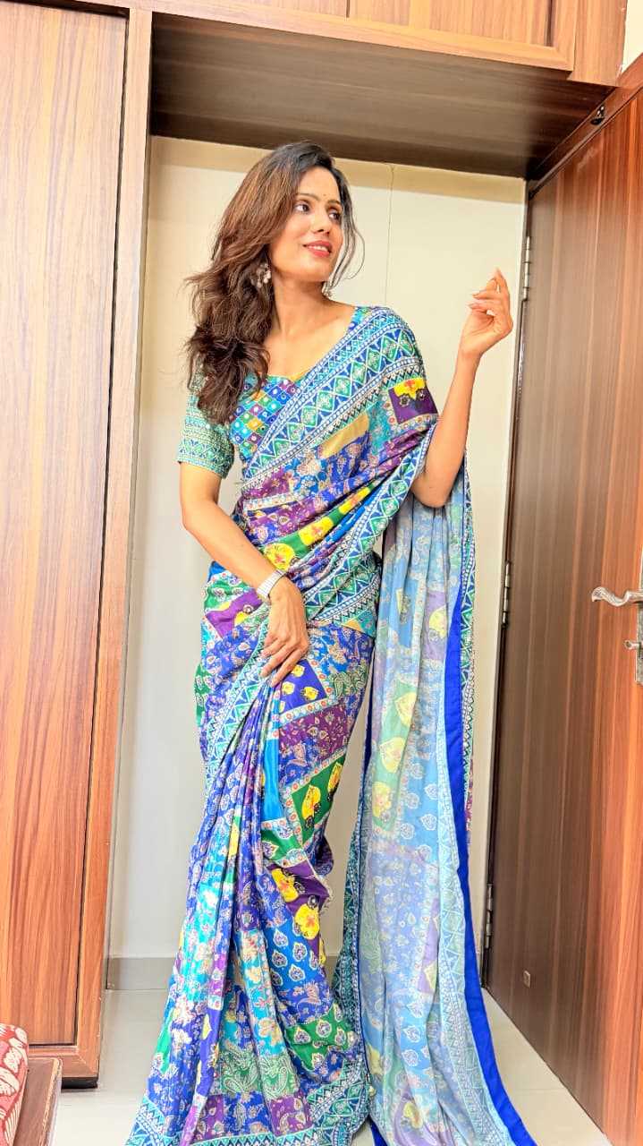 Printed Silk Saree