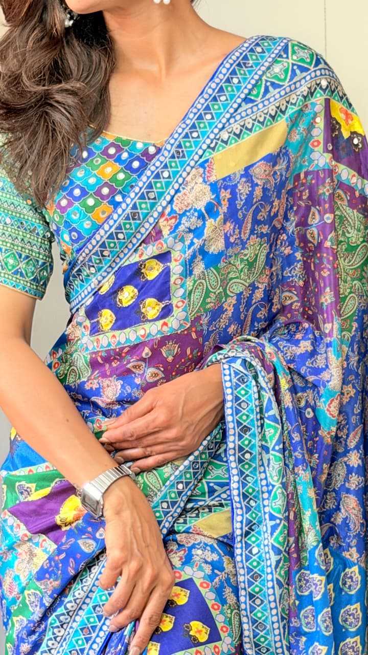 Printed Silk Saree