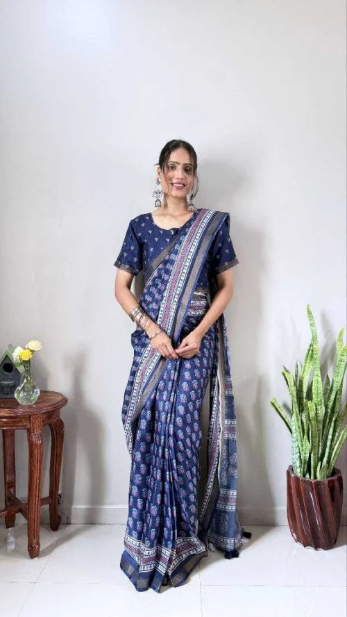 Soft Cotton Silk Saree