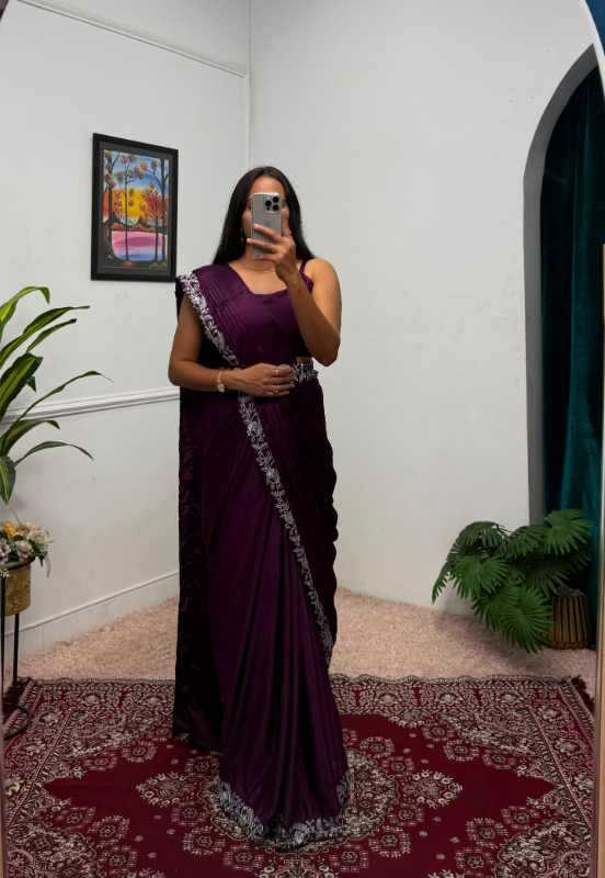 Chinon Party Wear Saree