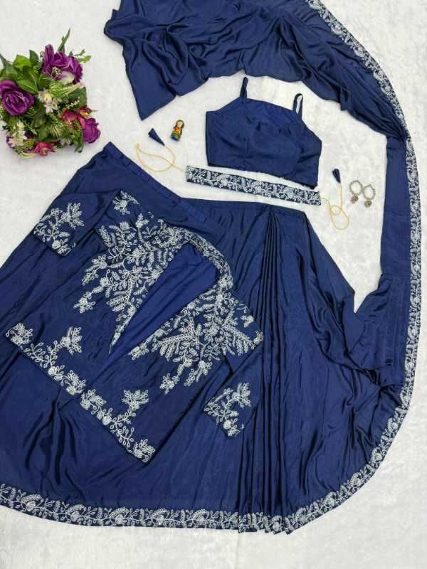 Chinon Party Wear Saree