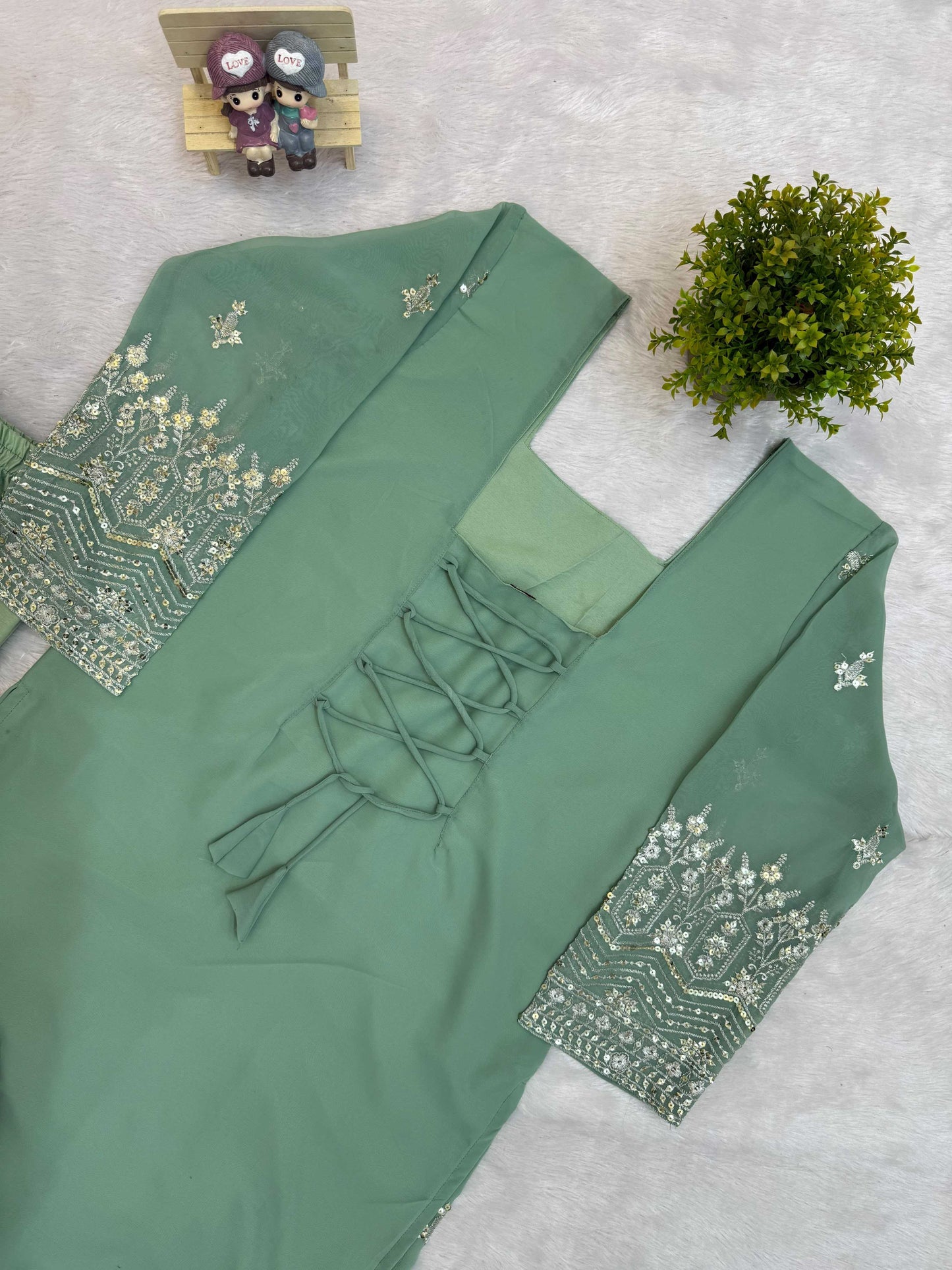 Faux Georgette Designer Kurti