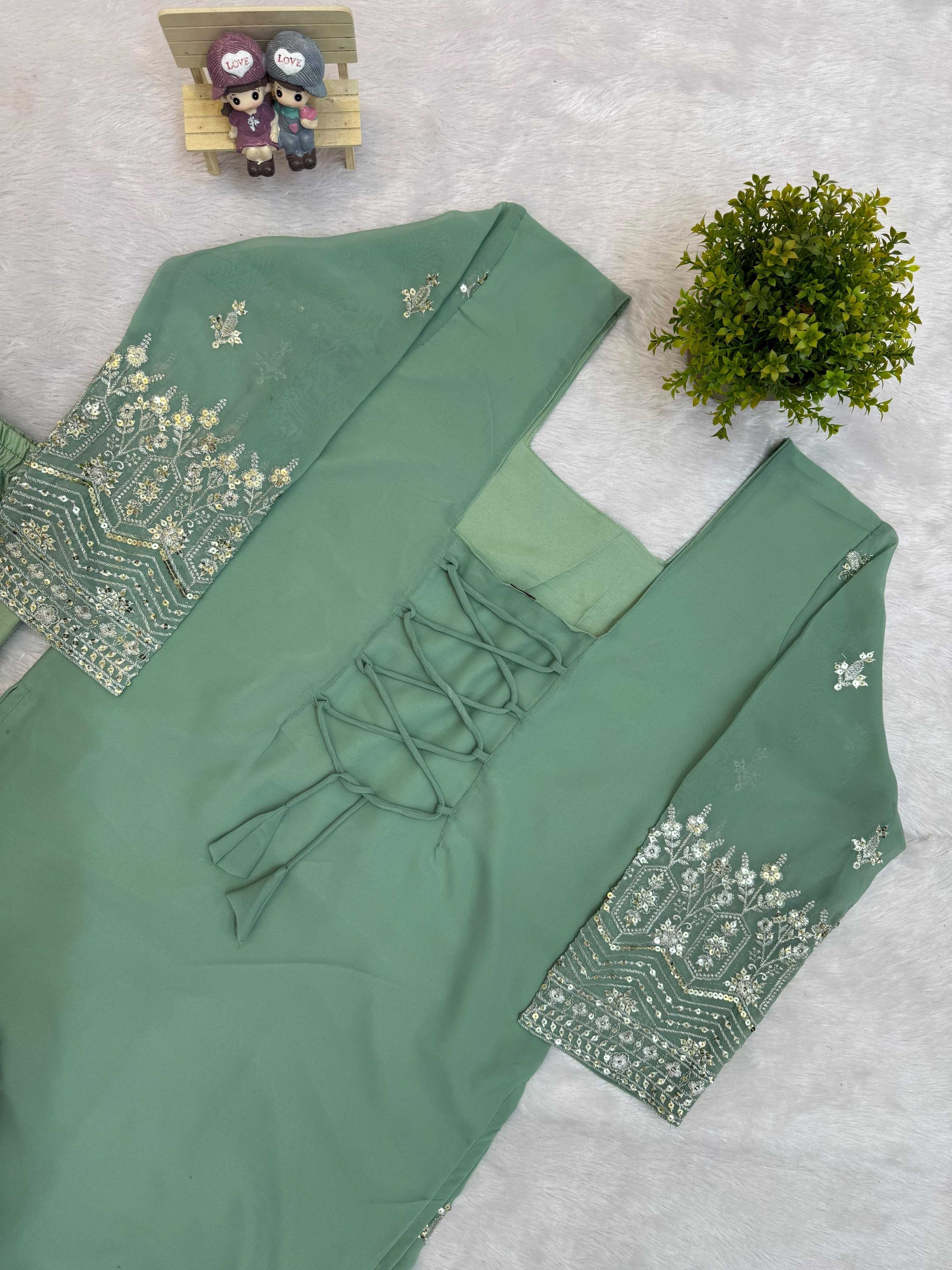 Faux Georgette Designer Kurti