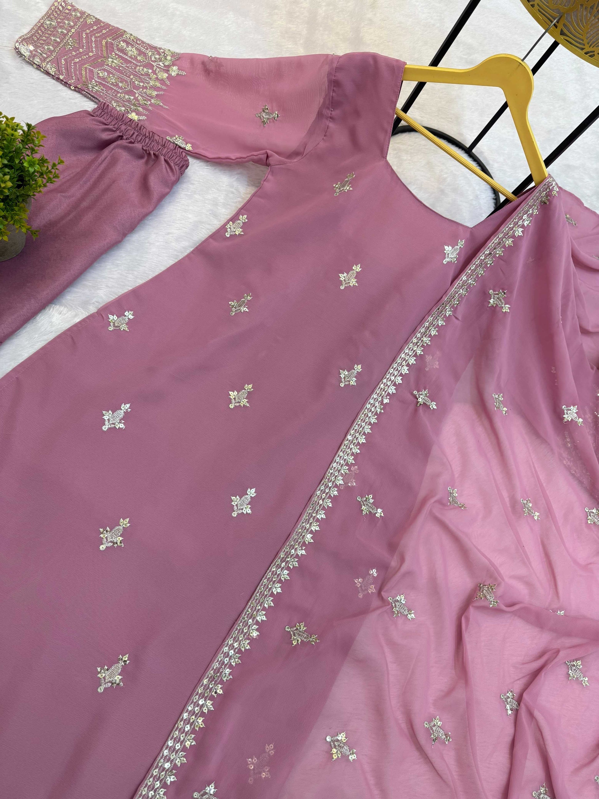 Faux Georgette Designer Kurti