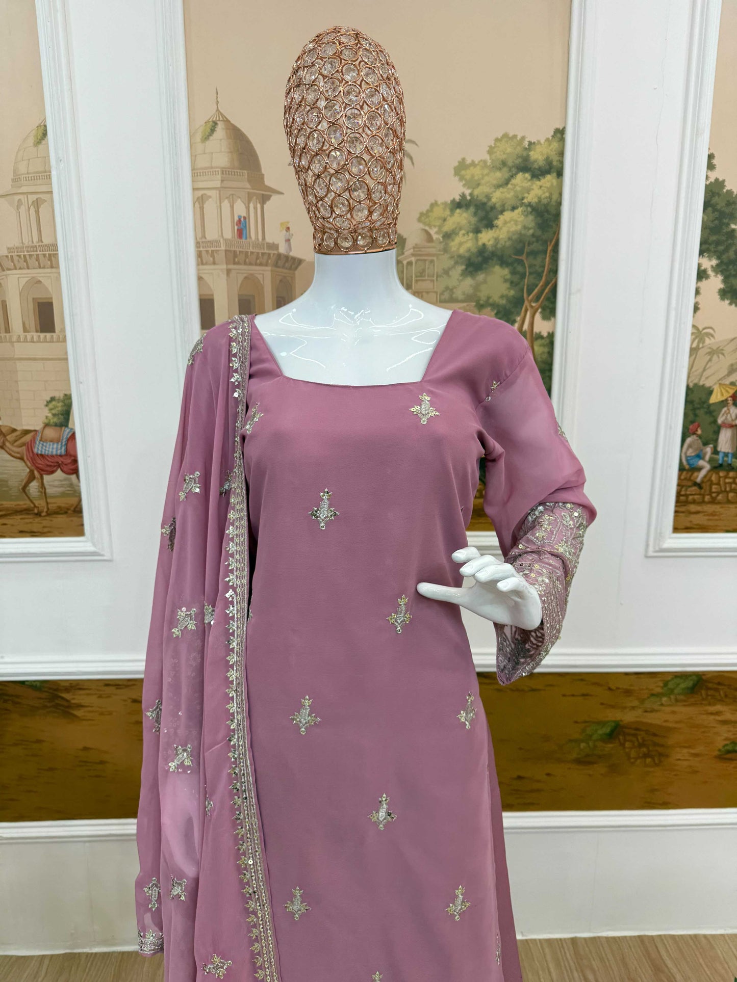 Faux Georgette Designer Kurti
