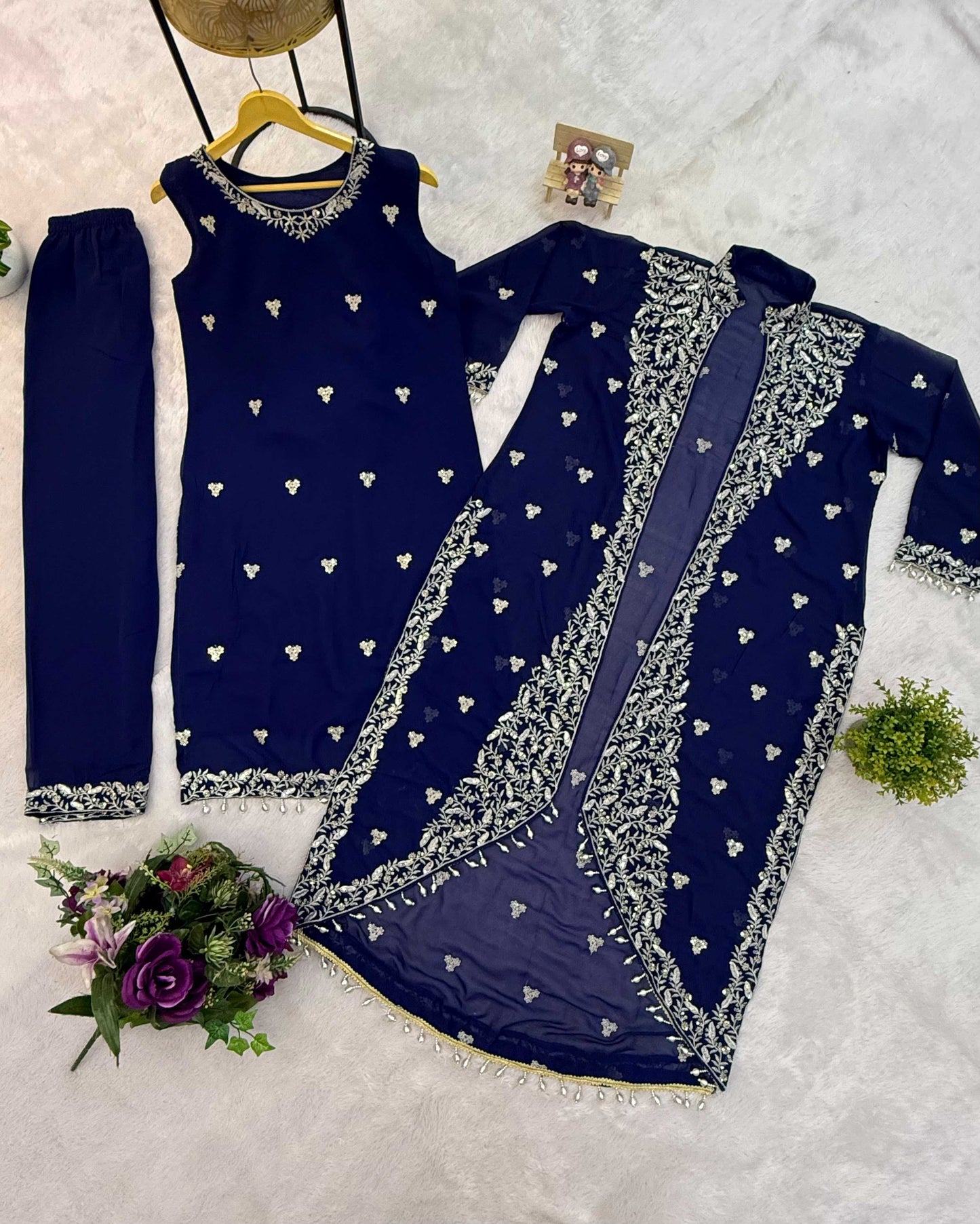 Faux Georgette Fancy Kurti