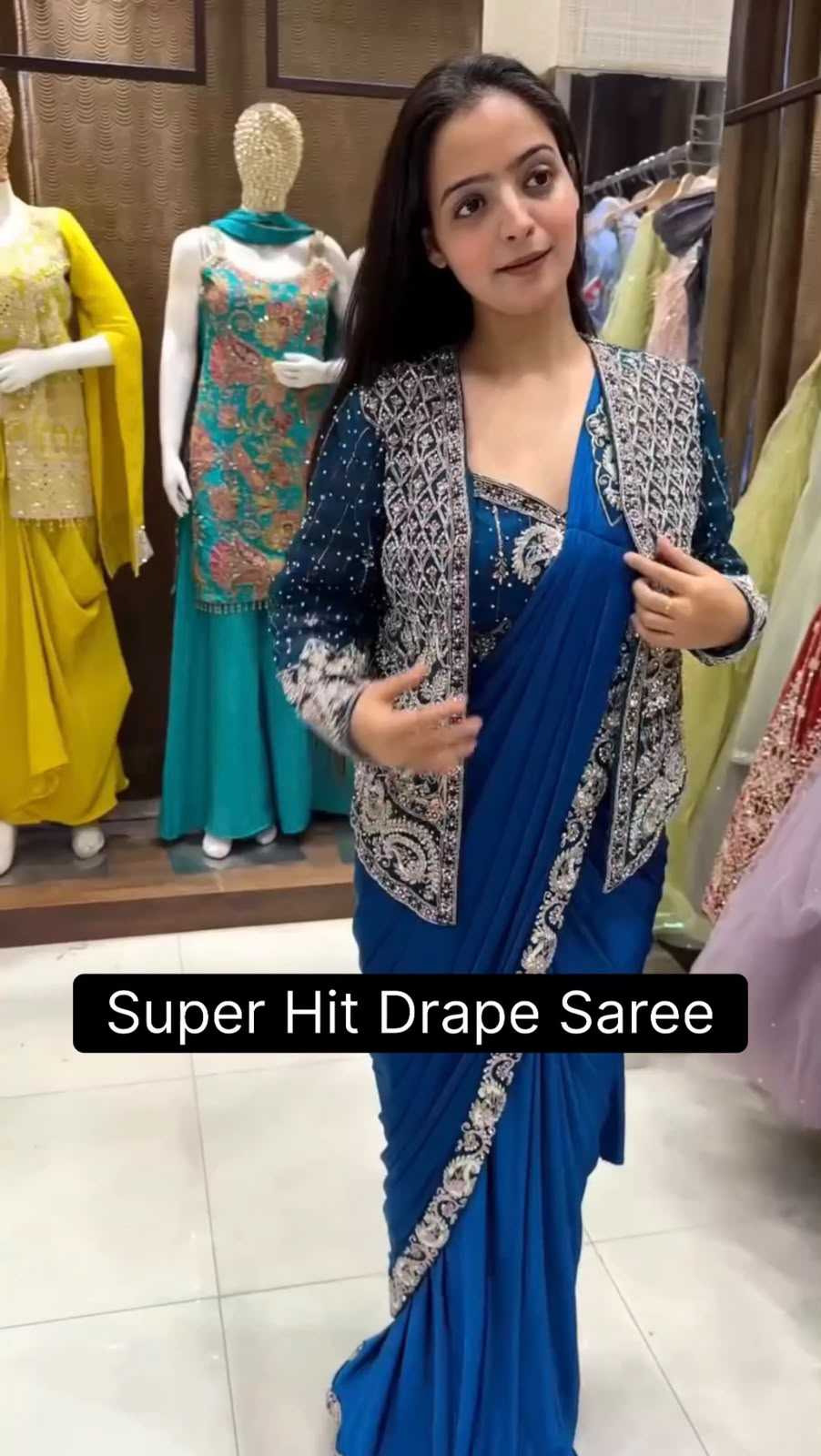 Rangoli Silk Designer Saree in Blue