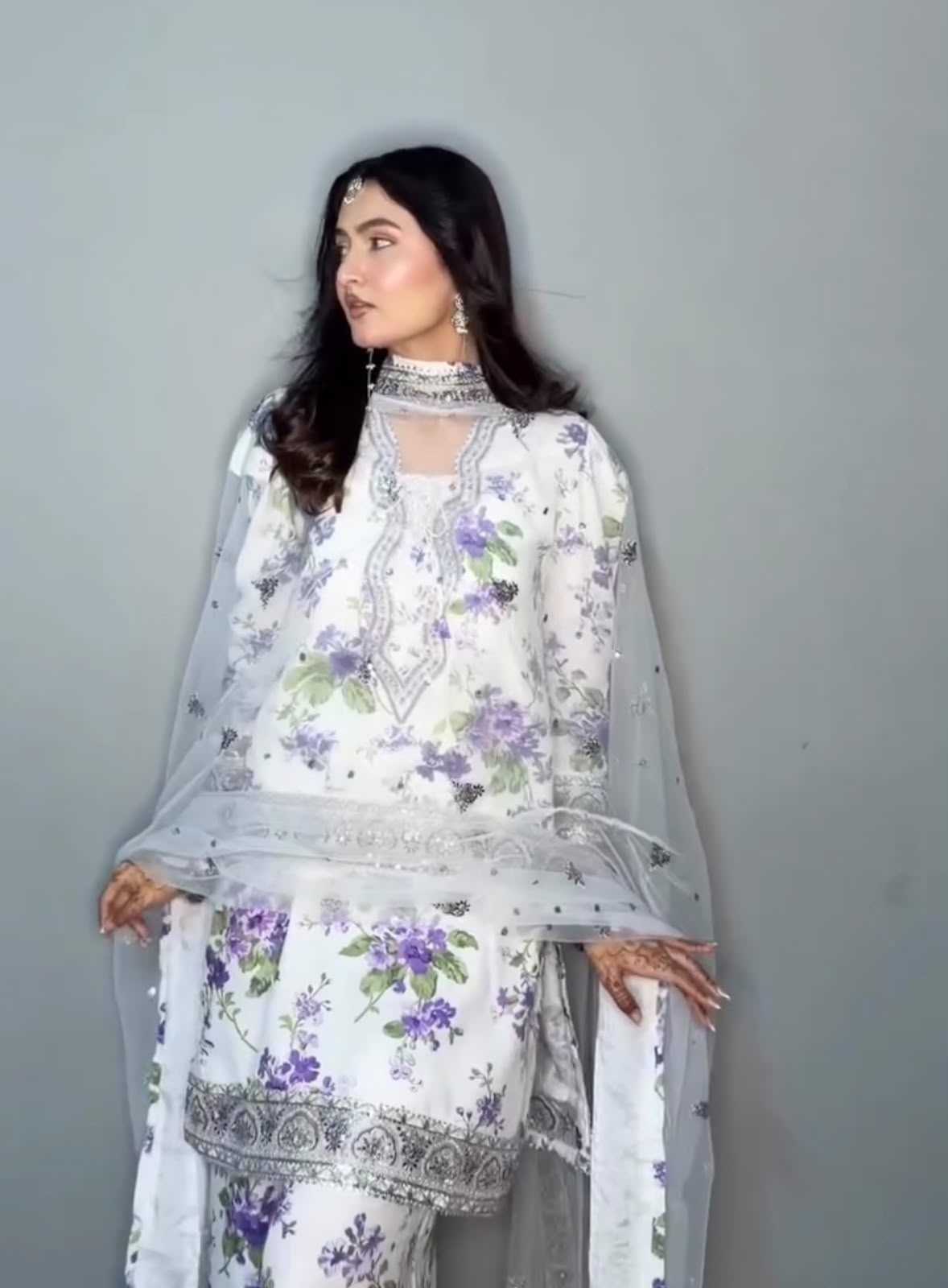 Faux Georgette Kurti