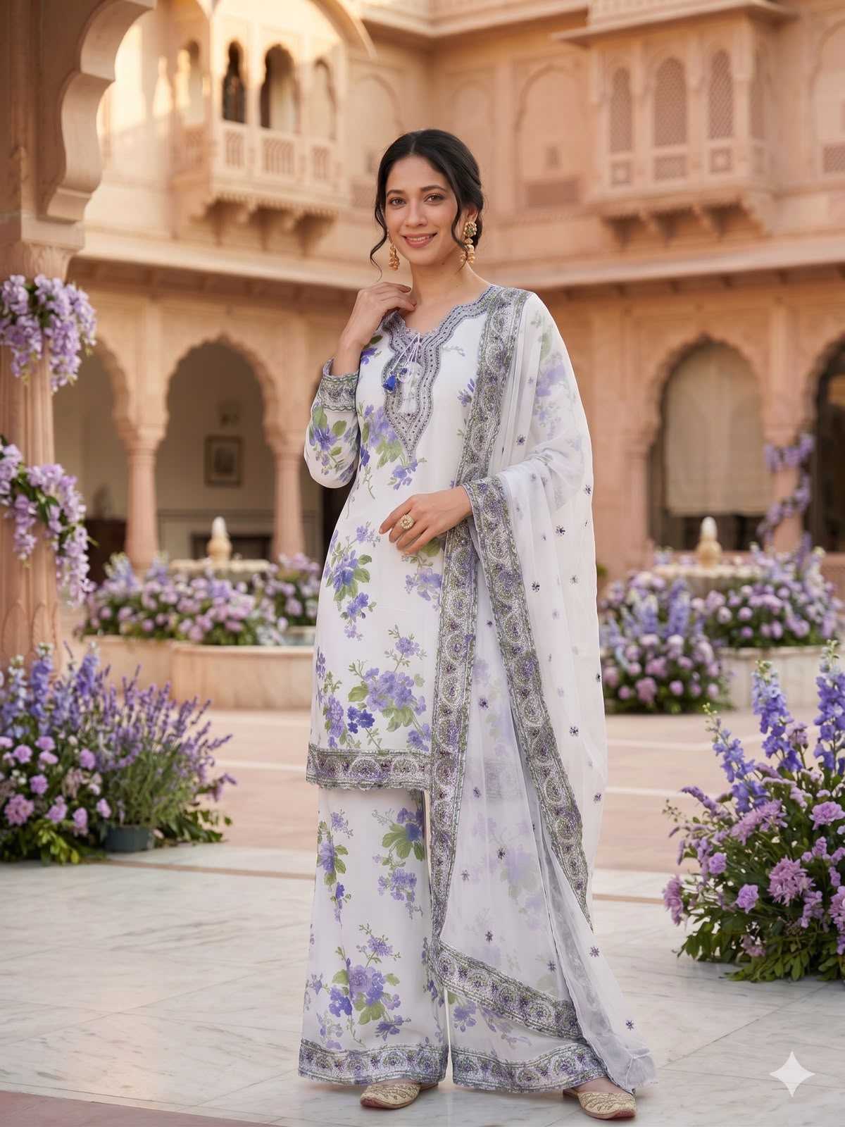 Faux Georgette Kurti