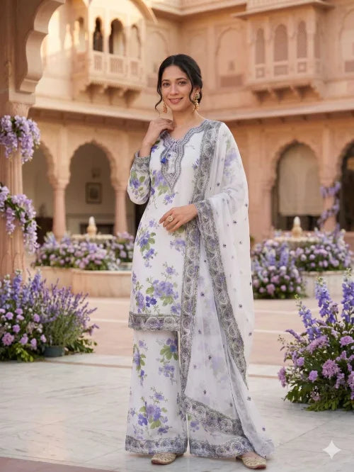 Faux Georgette Printed Kurti