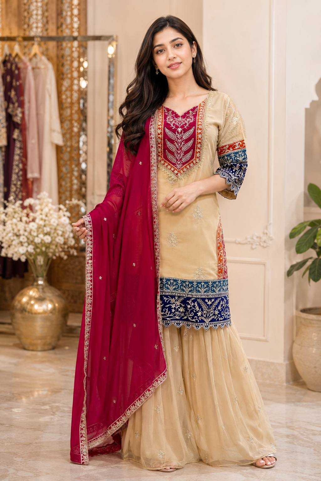 Rangoli Silk Designer Kurti