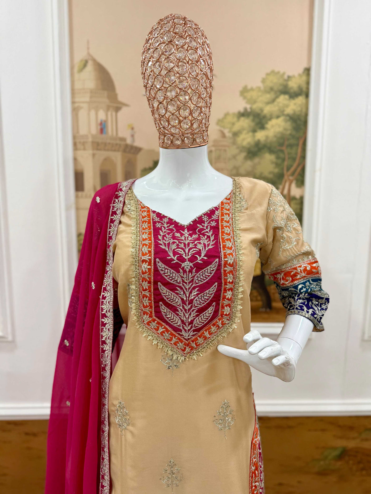 Rangoli Silk Fancy Kurti