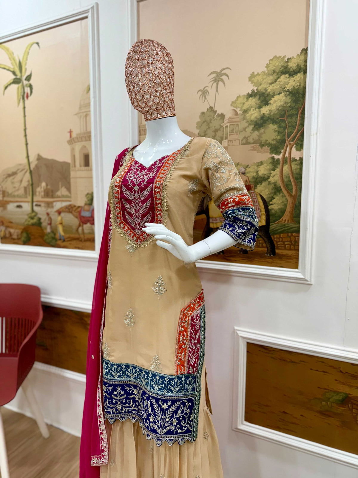 Rangoli Silk Fancy Kurti
