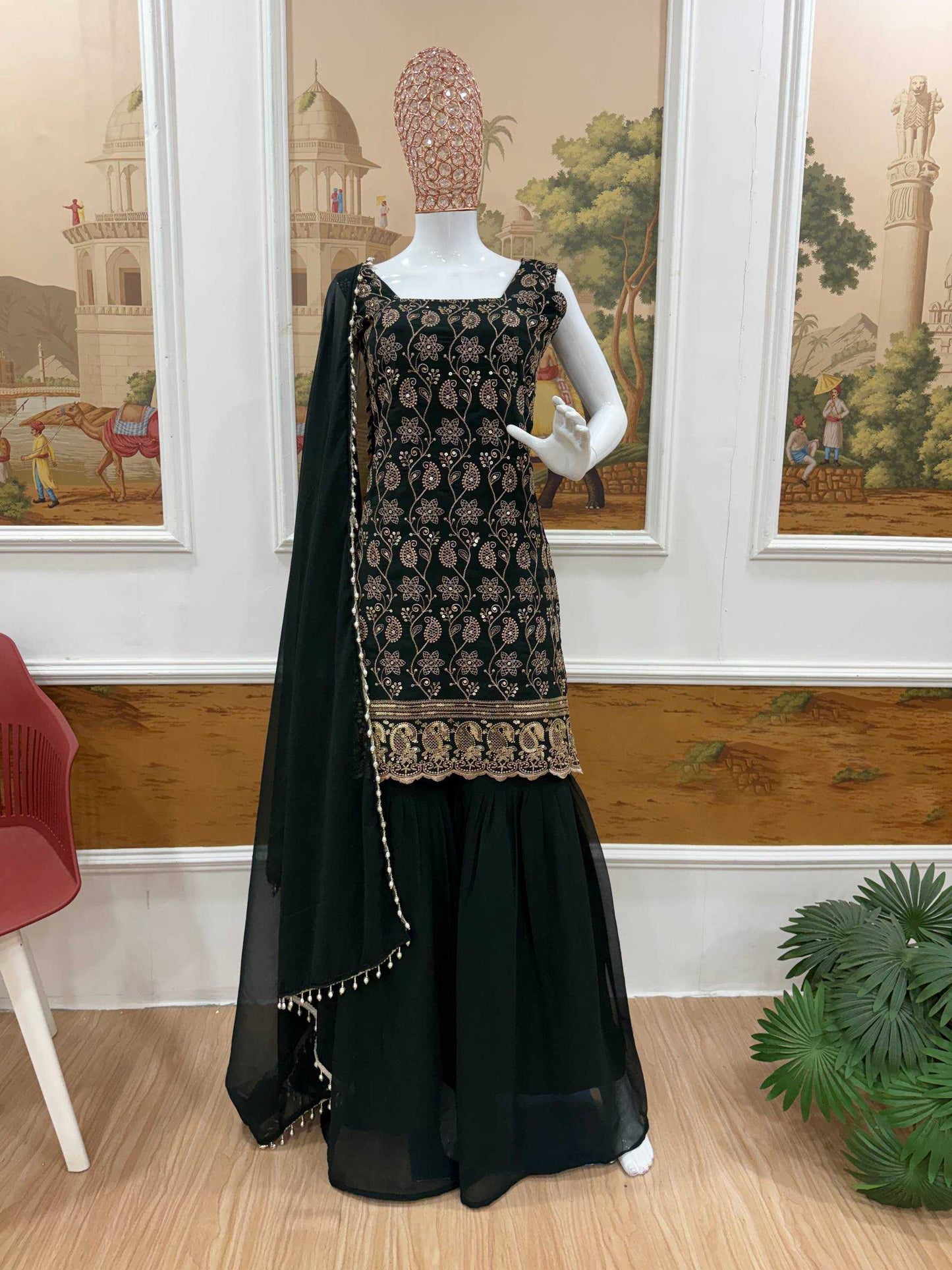 Faux Georgette Designer Kurti