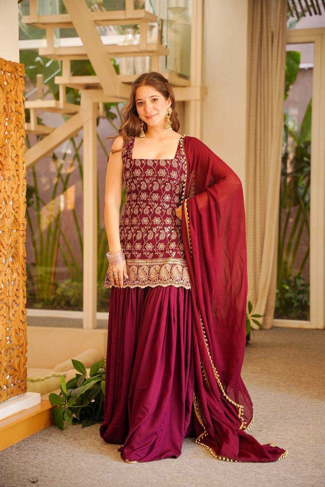 Faux Georgette Designer Kurti
