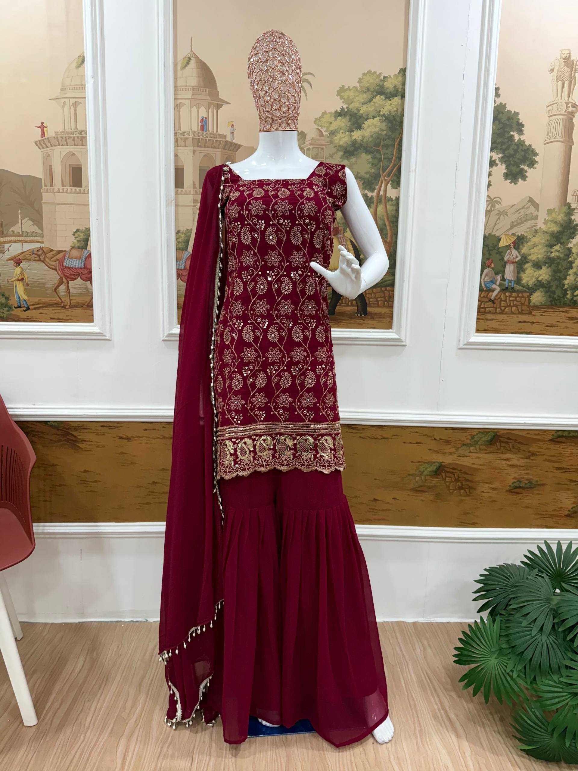 Faux Georgette Designer Kurti