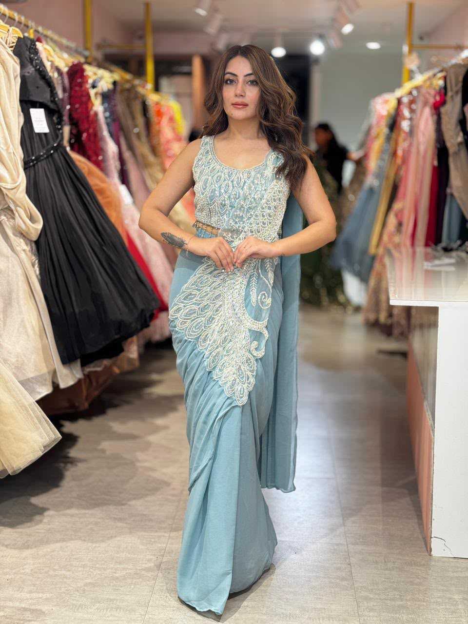 Rangoli Silk Ready To Wear Saree