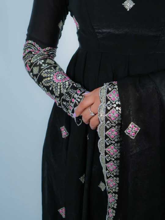 Fendy Embroidery Gown