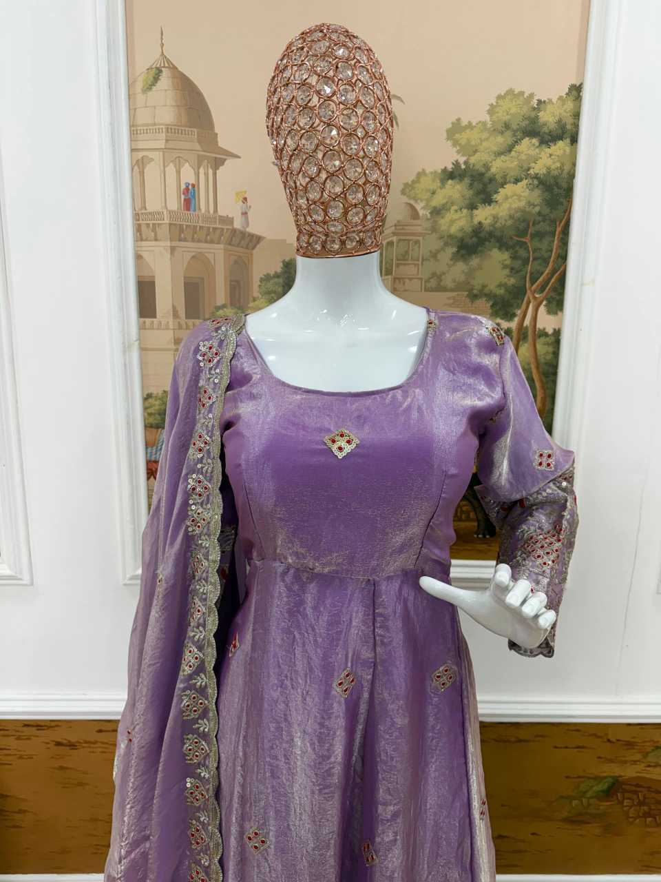Fendy Embroidery Gown