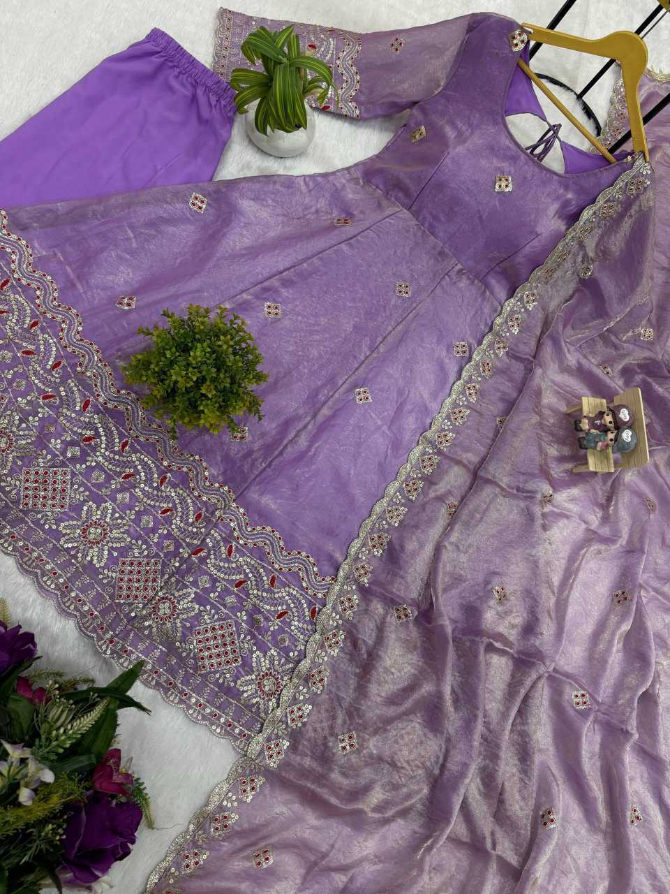 Fendy Embroidery Gown