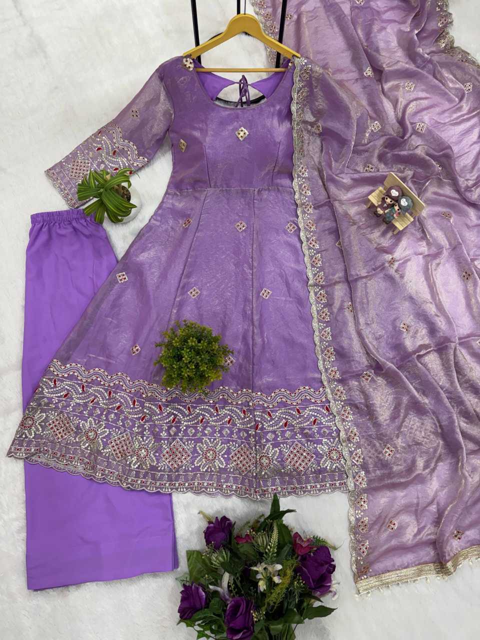 Fendy Embroidery Gown