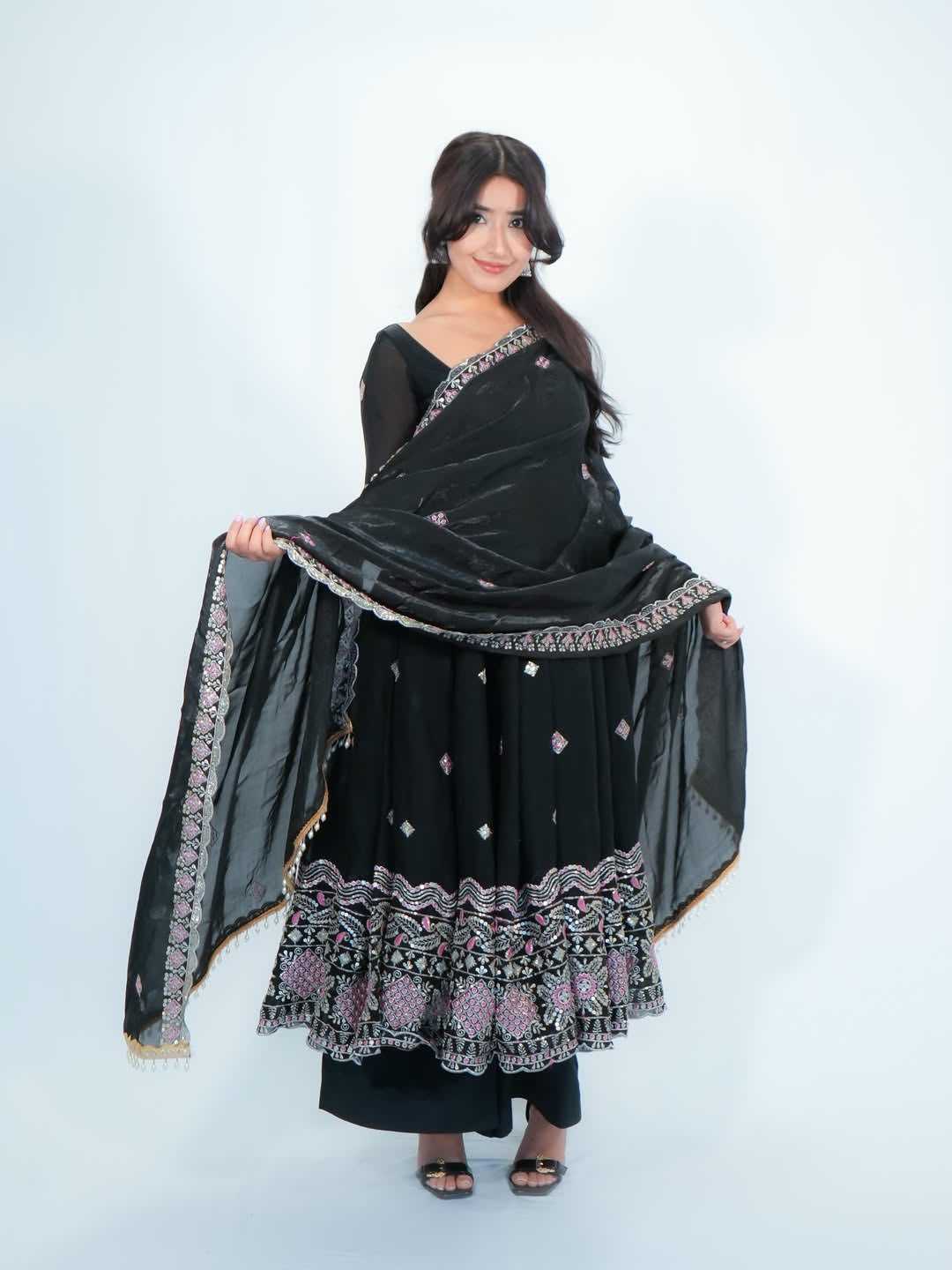 Satin Fancy Gown
