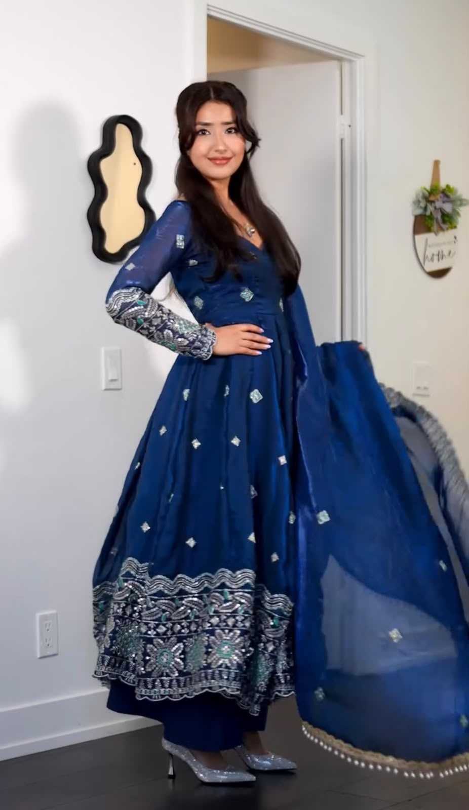 Satin Fancy Gown