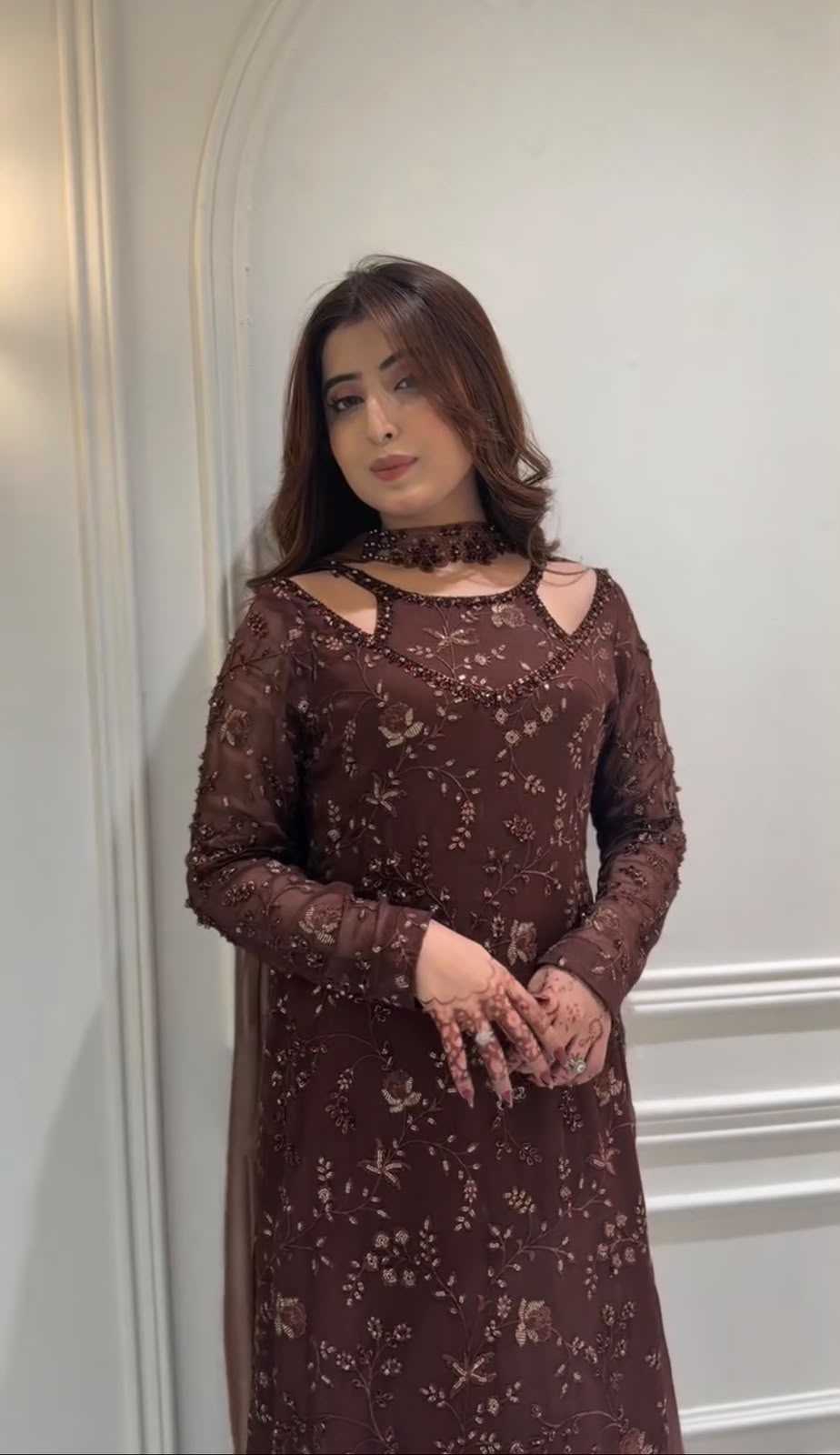 Faux Georgette Festive Kurti