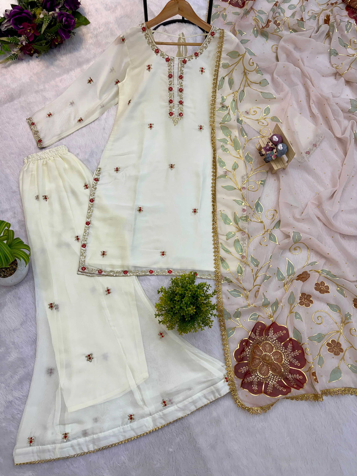 Faux Georgette Kurti 1204