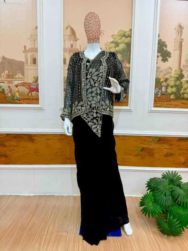 Faux Georgette Saree