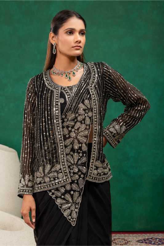 Faux Georgette Saree