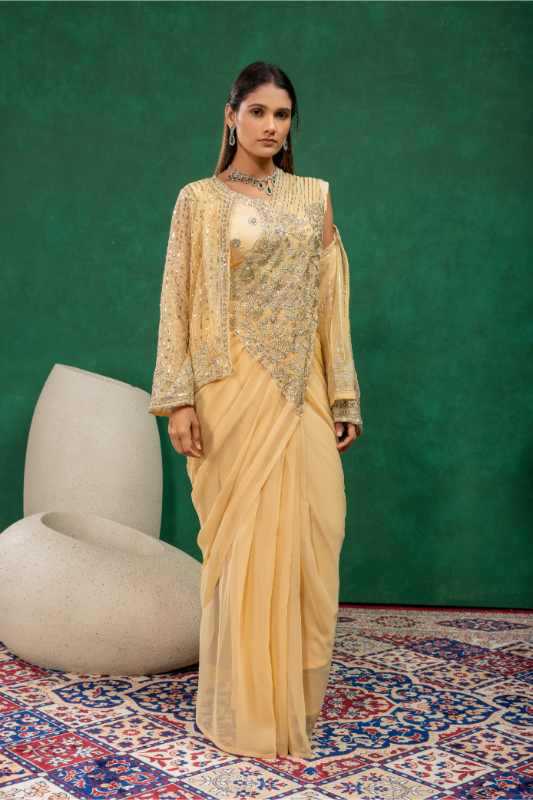 Faux Georgette Saree