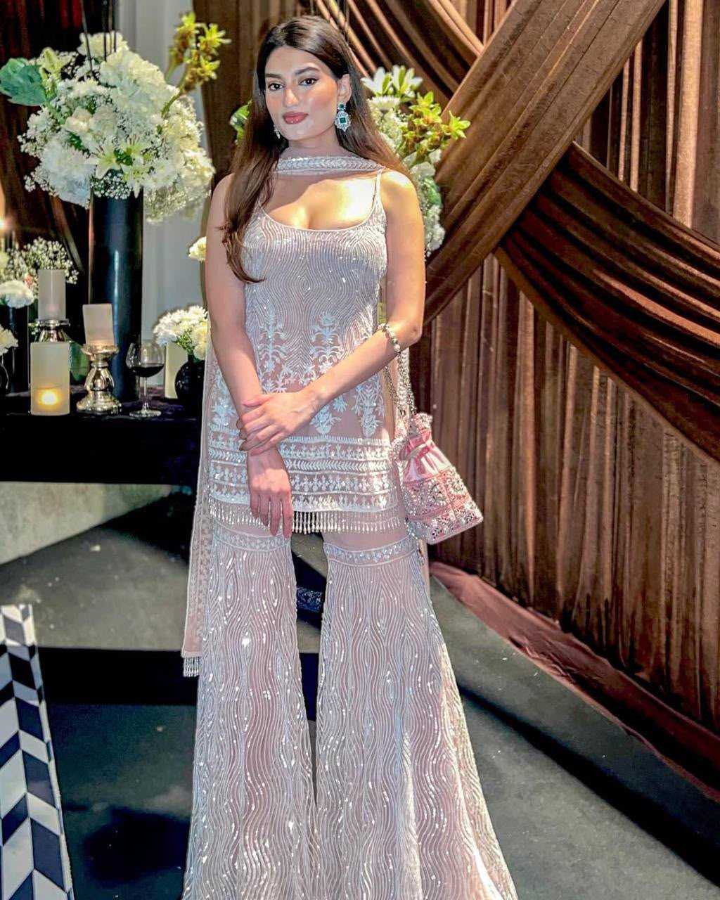 Soft Net Cotton Suit
