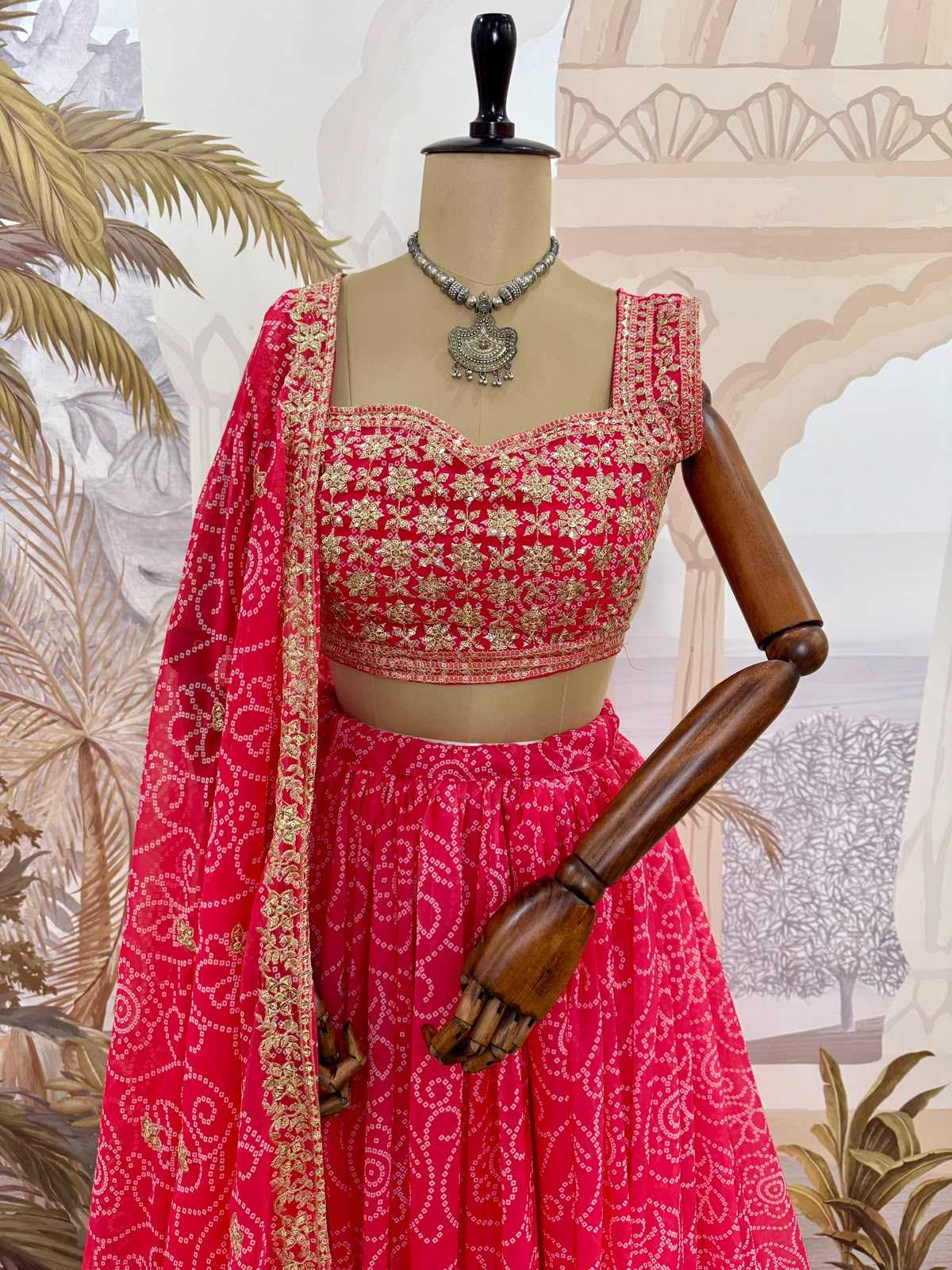 Faux Georgette Designer Lehenga in Blue