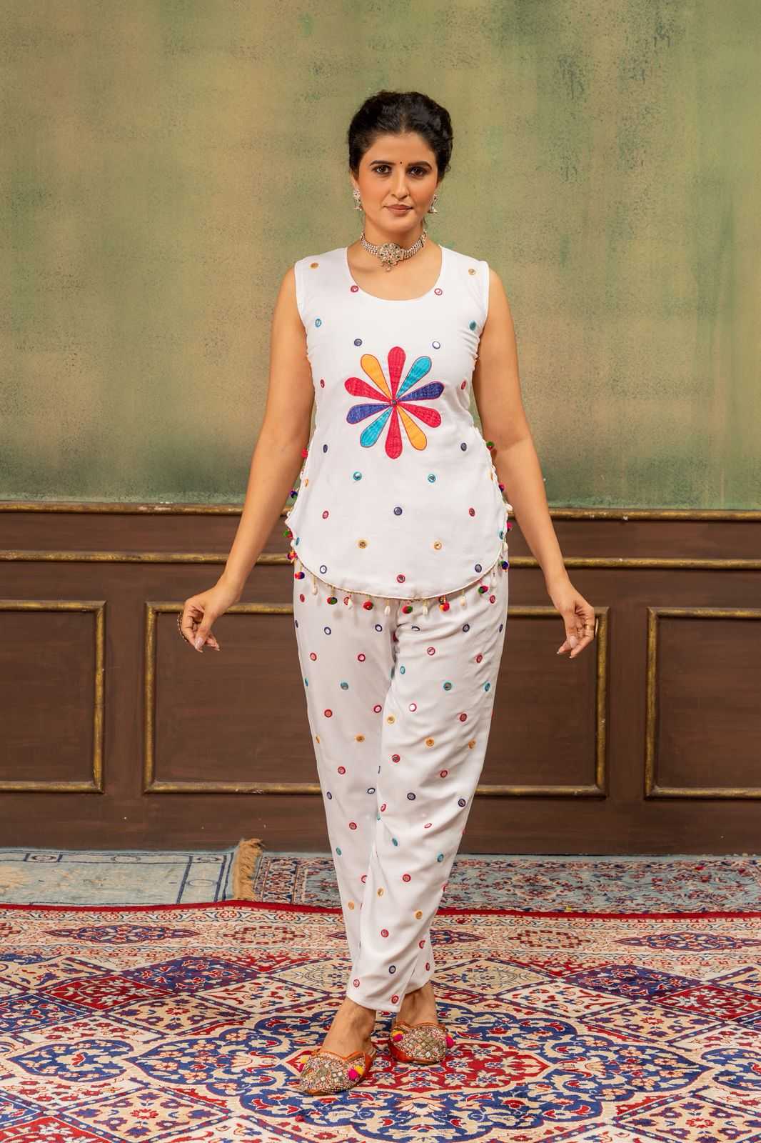 Rayon Embroidery Suit