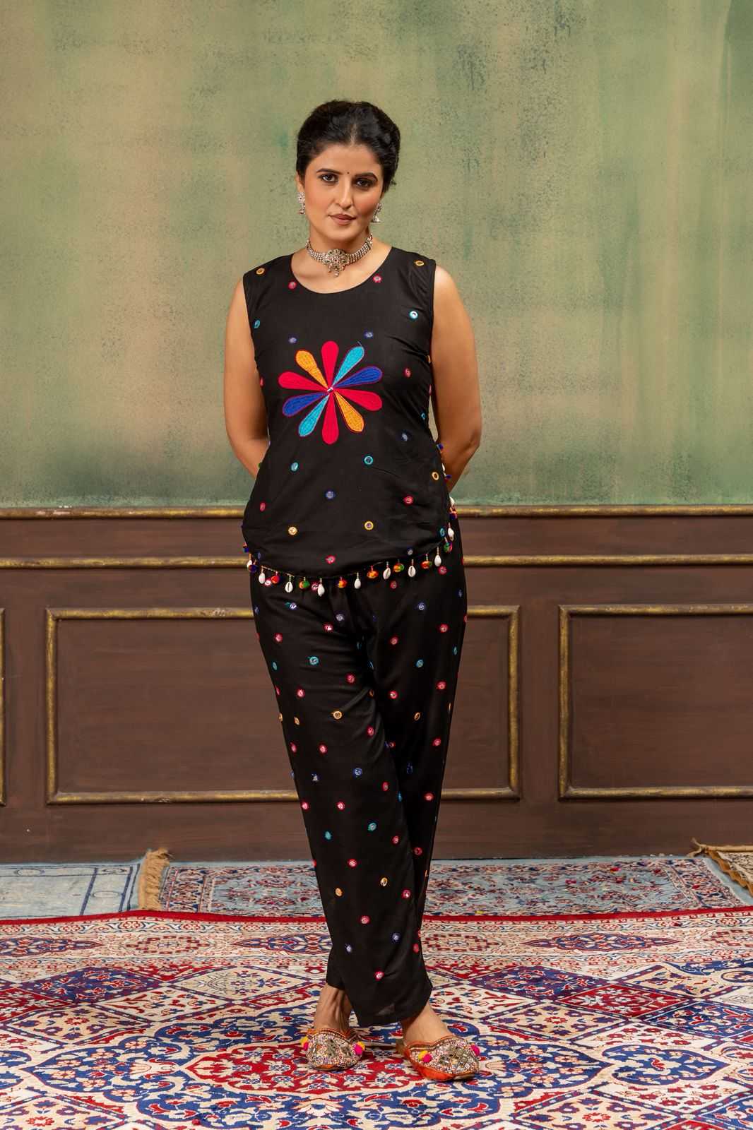 Rayon Embroidery Suit