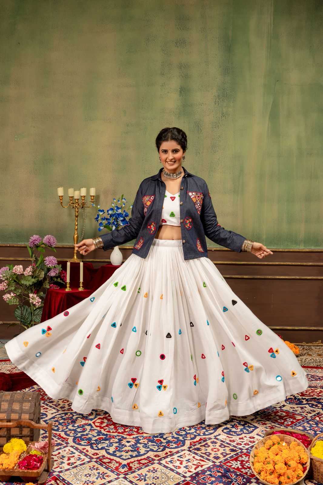 Reyon Cotton Traditional Lehenga