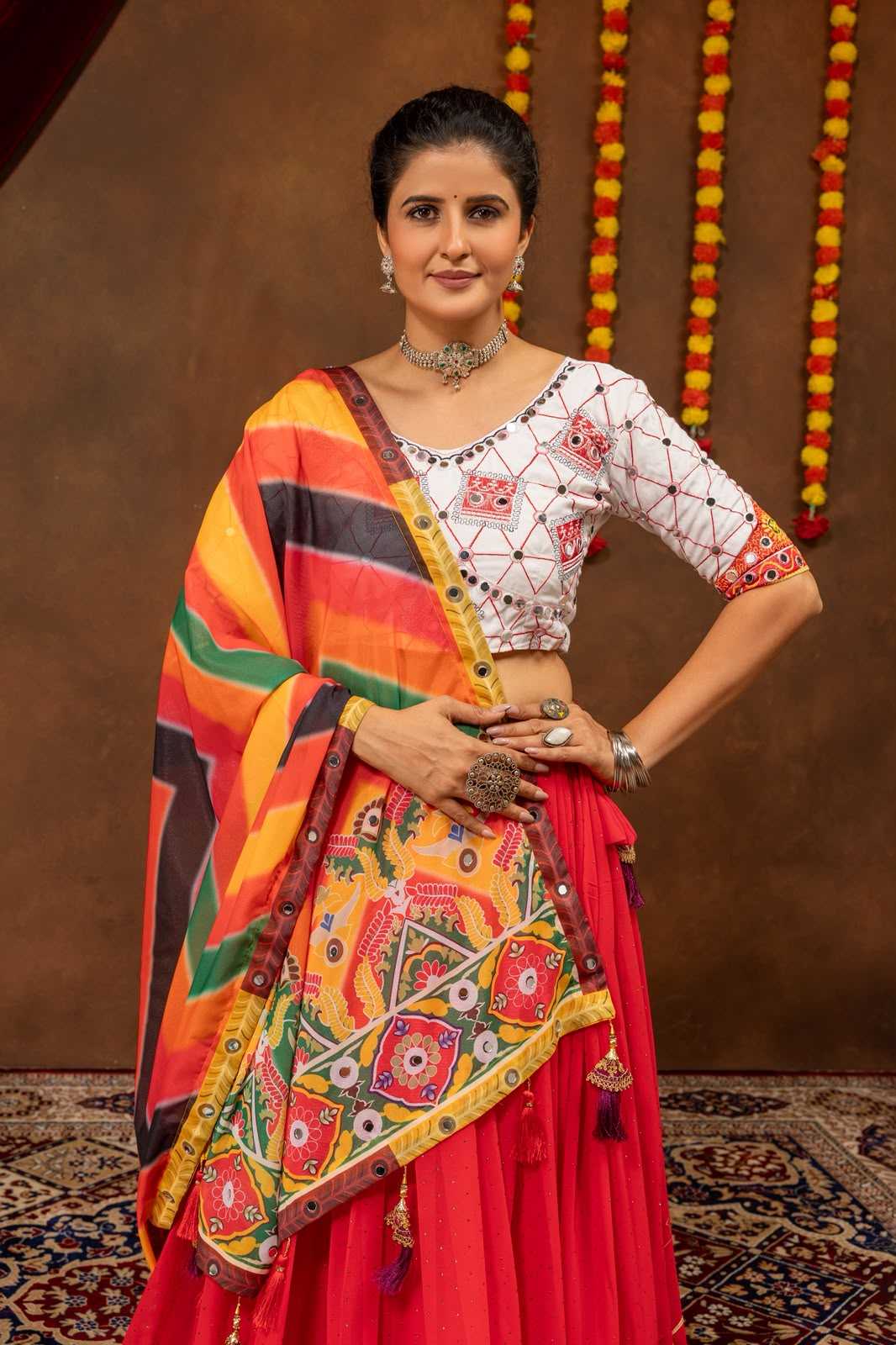 Faux Georgette Designer Lehenga 74