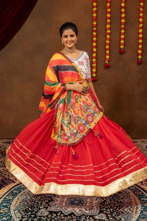 Faux Georgette Designer Lehenga 74