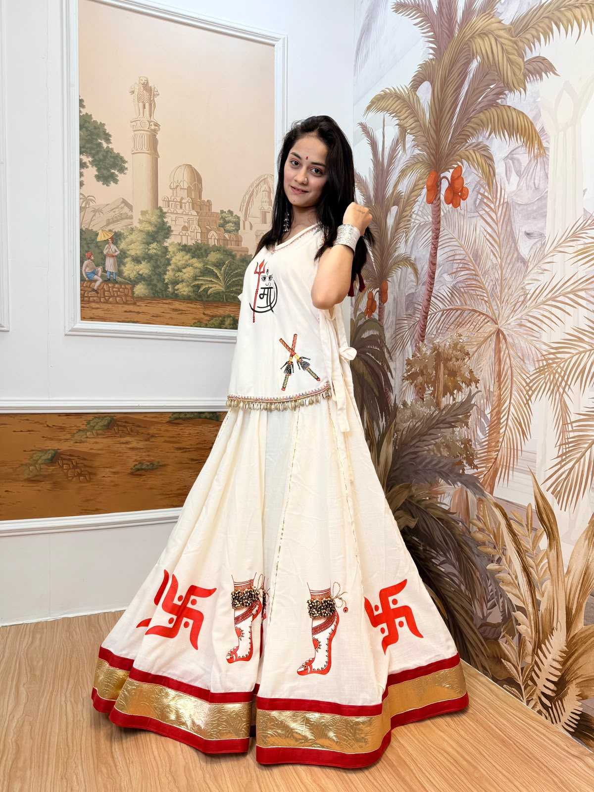 Pure Cotton Fancy Lehenga 80