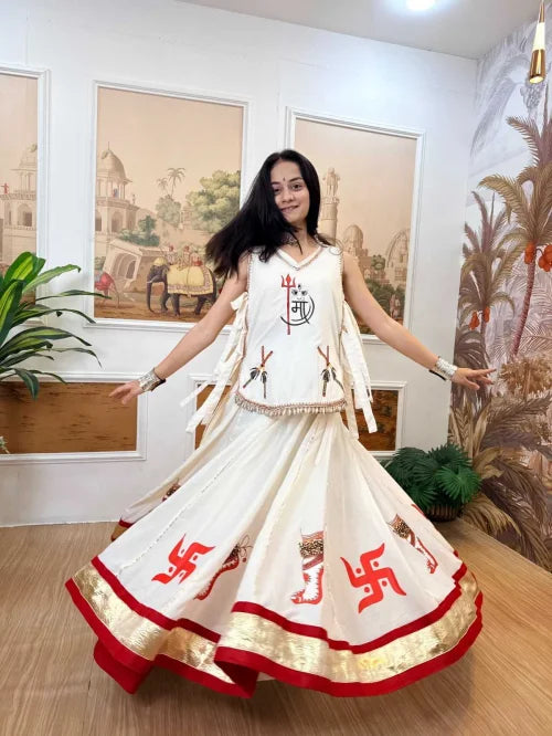 Pure Cotton Fancy Lehenga 80