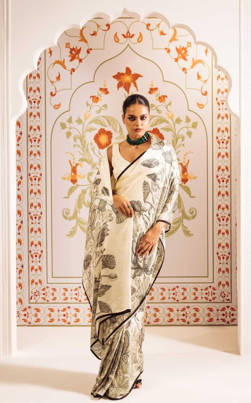 Tal Japan Sartin Designer Saree